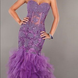 Jovani 1267 Purple Dress